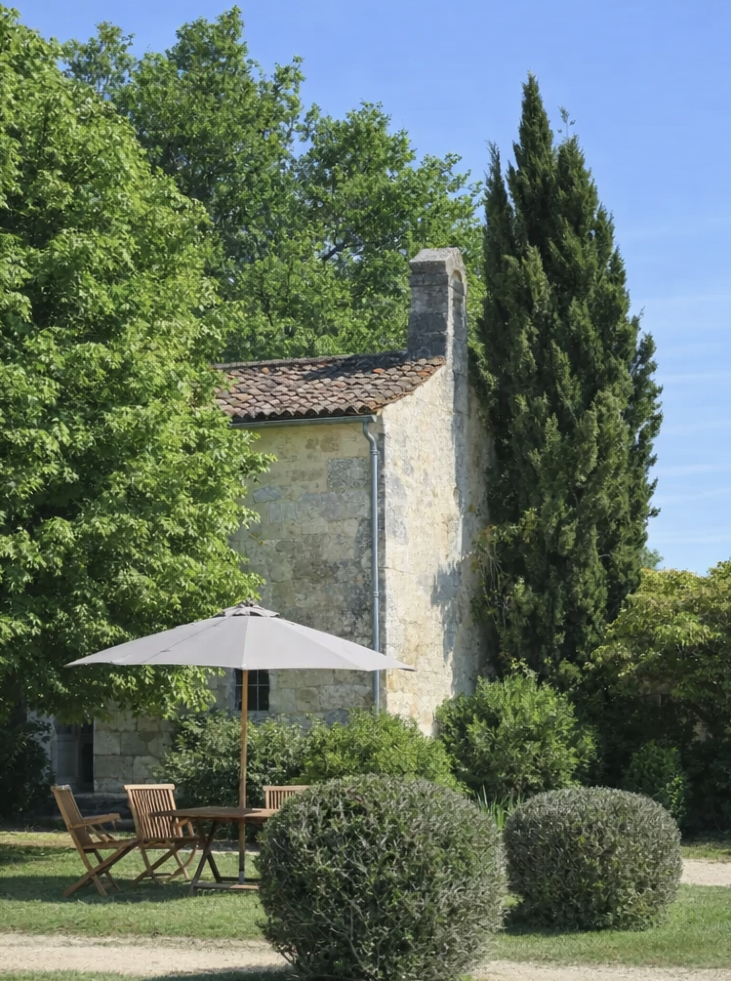 Photo de la table de réception